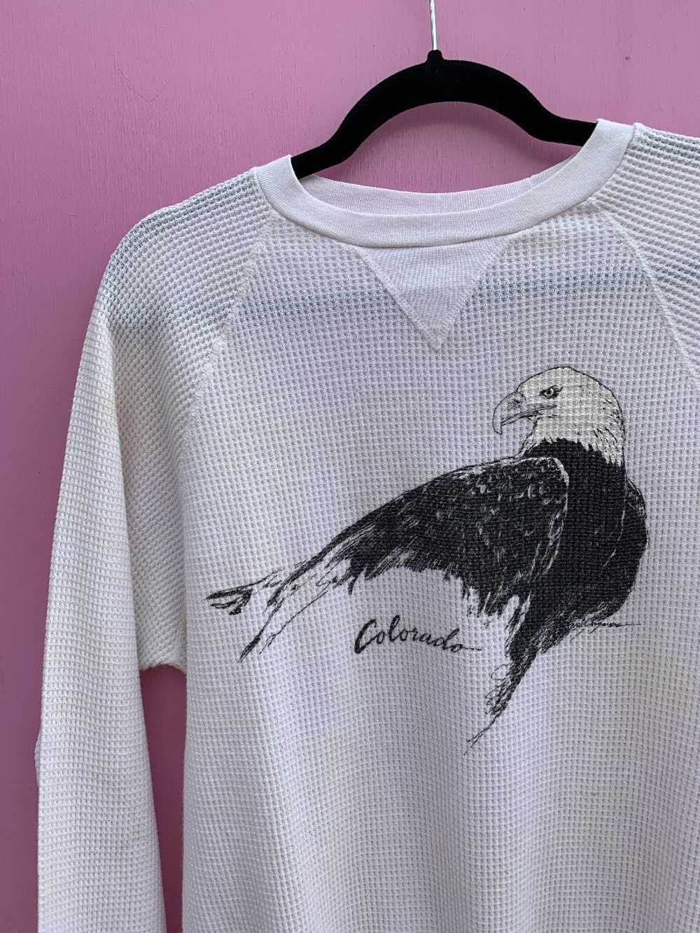 COLORADO BALD EAGLE GRAPHIC THERMAL PULLOVER SWEA… - image 3