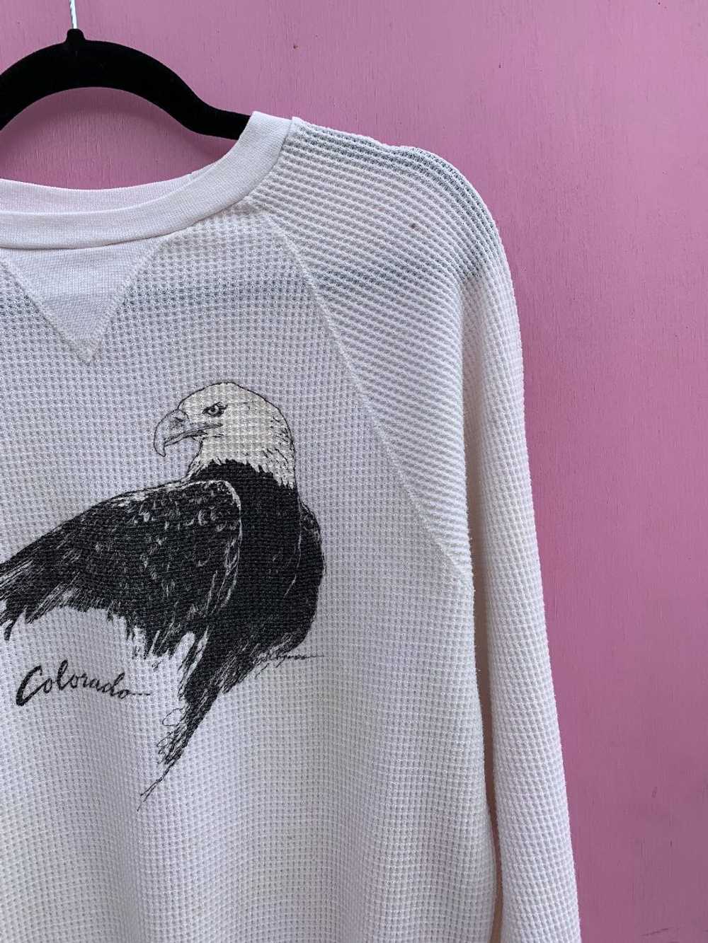 COLORADO BALD EAGLE GRAPHIC THERMAL PULLOVER SWEA… - image 4