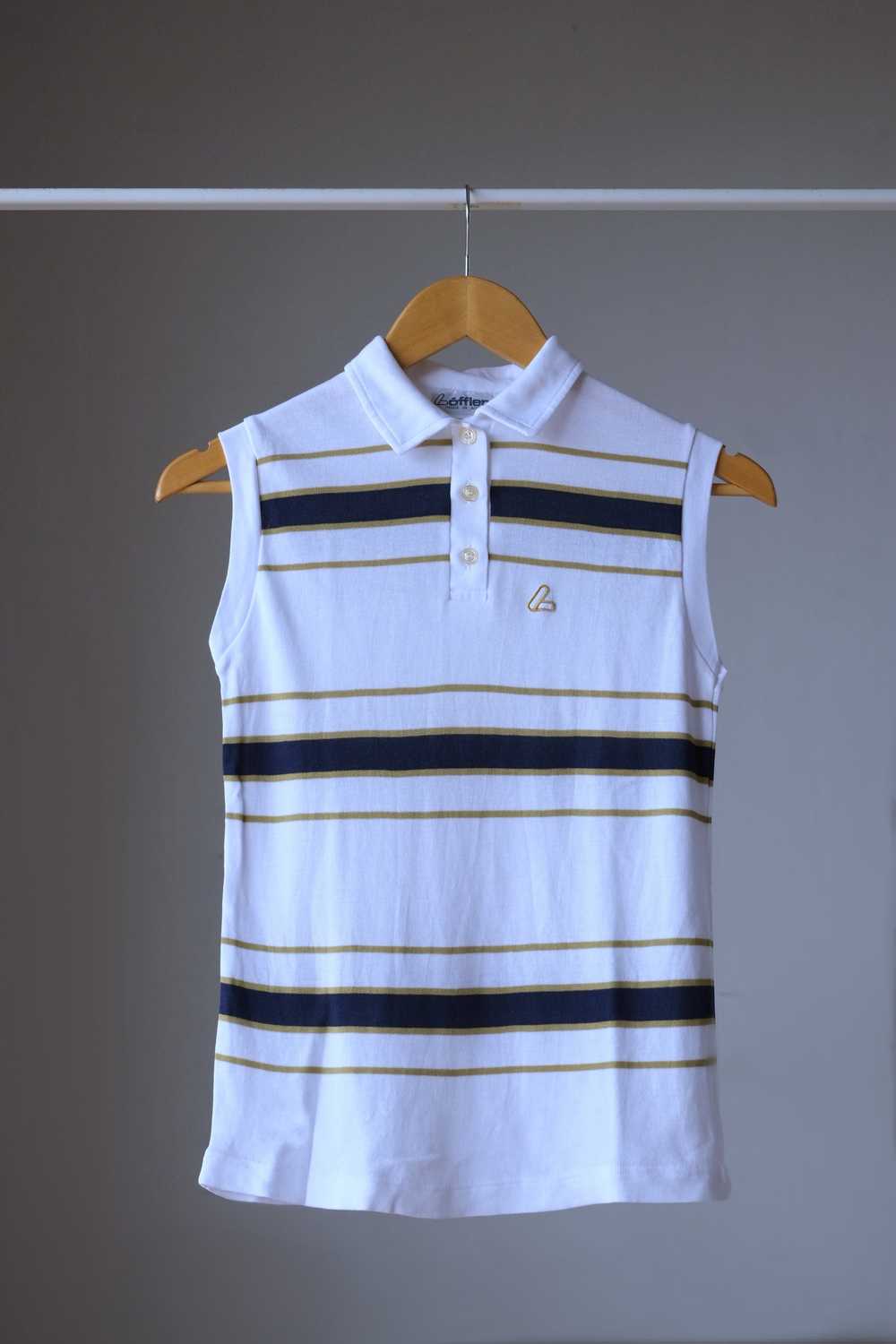 LÖFFLER Denise 80's Sleeveless Polo Shirt - image 3