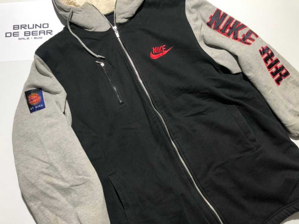 Nike × Vintage Vintage 90's NIKE AIR Jacket Fleec… - image 7