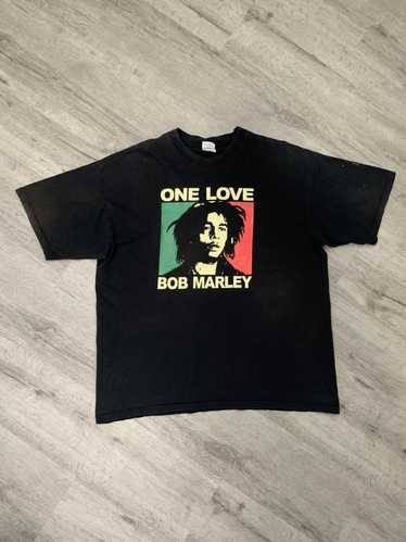 Bob Marley × Rap Tees × Vintage 90's Bob Marley Smile… - Gem