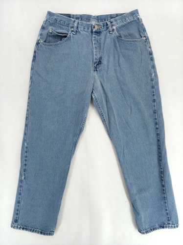 Vintage Wrangler Mens Denim Blue Distressed Jeans 