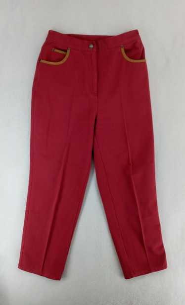 Vintage Breckenridge Tapered Mom Womens Red Denim 