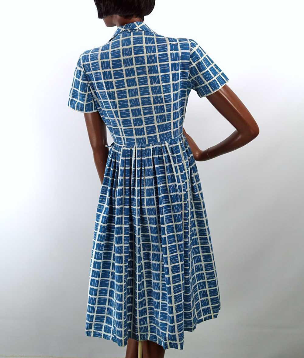 Women's Day Dress 40s 50s Shirtwaist Vintage Big … - image 2