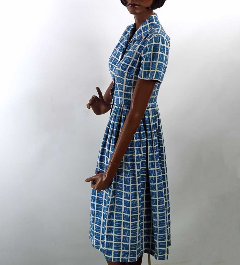 Women's Day Dress 40s 50s Shirtwaist Vintage Big … - image 6