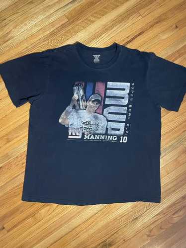 Easy E Retro Sports Graphic Tee | Funny NY Giants Eli Manning T-Shirt Royal / Medium