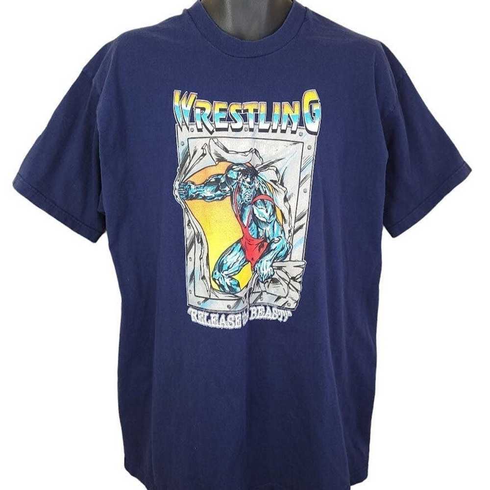 Vintage Wrestling Release The Beast T Shirt Vinta… - image 1