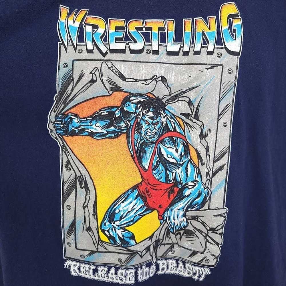 Vintage Wrestling Release The Beast T Shirt Vinta… - image 2