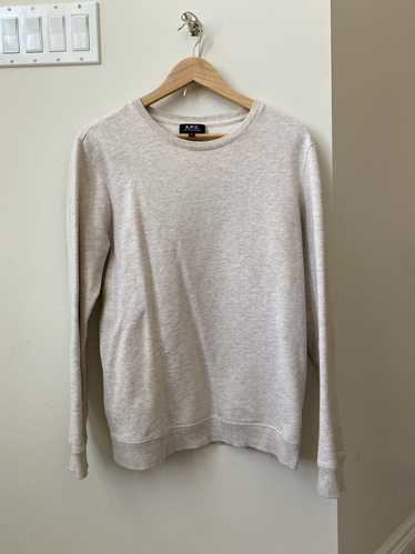 A.P.C. Basic Sweatshirt Ecru