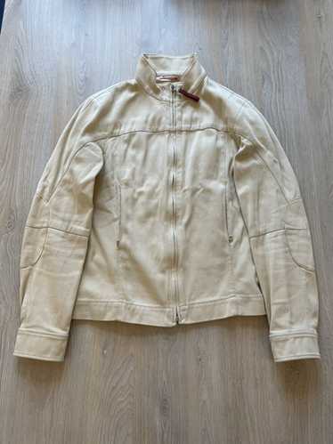 Shop PRADA RE NYLON Padded denim jacket (GEB218_10UJ_F0008_S_212) by  NewLips