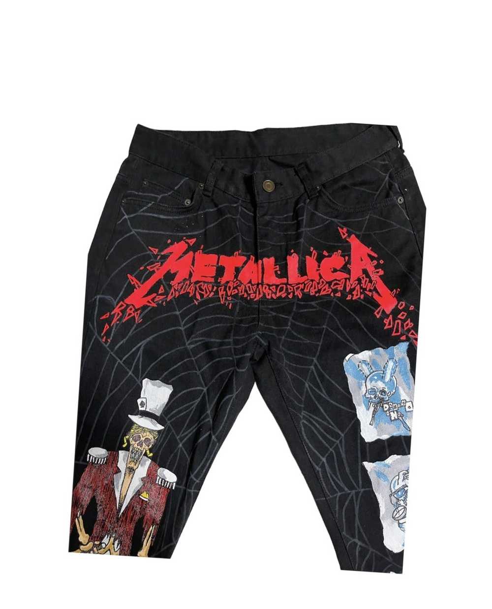 Custom × Handmade × Streetwear Metallica custom h… - image 3