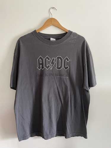 Ac/Dc × Band Tees × Vintage 2007 AC/DC “Back in Bl