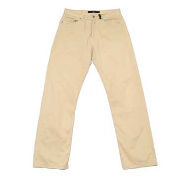 Men's beige cotton chino pants