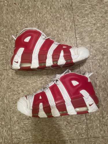 Nike Air More Uptempo White Red 2016