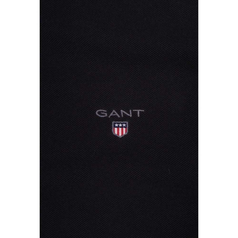 Gant GANT Black Pique Cotton Polo Shirt Size 3XL - image 6