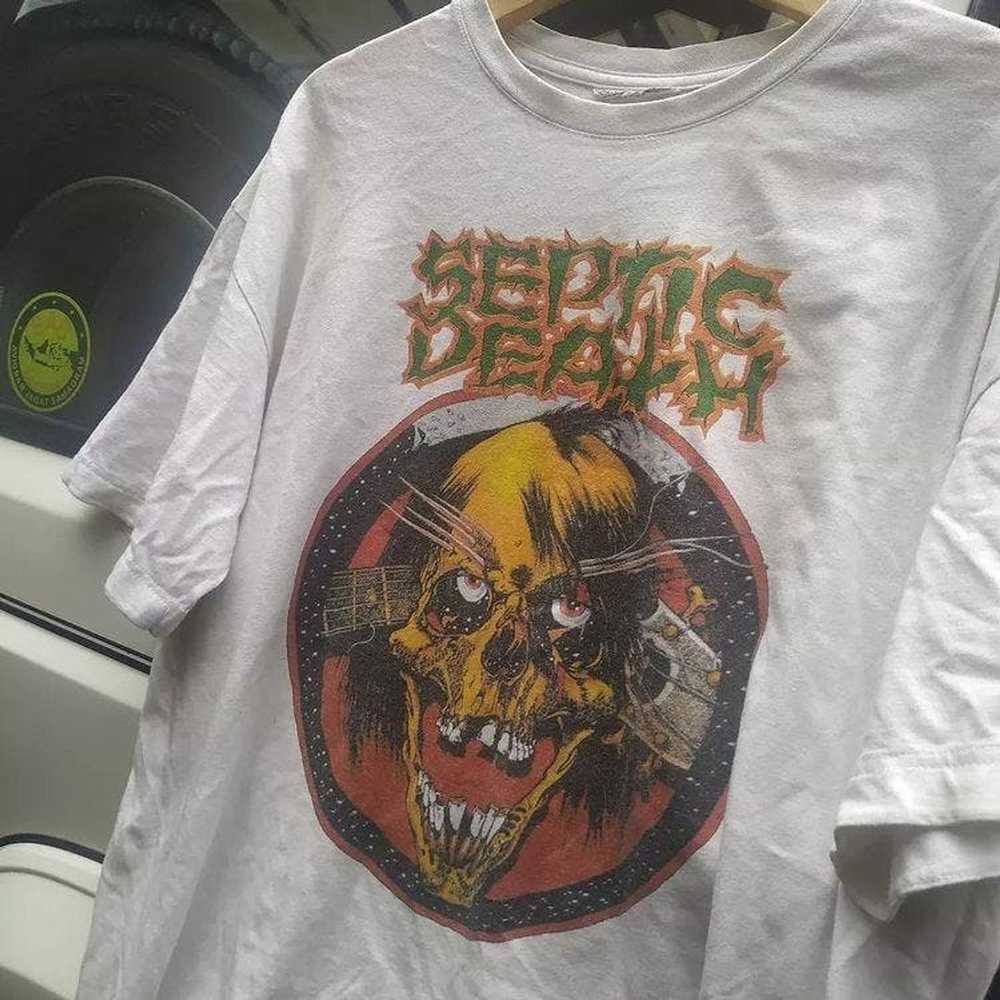 Band Tees European bootleg Septic Death band tee - image 2