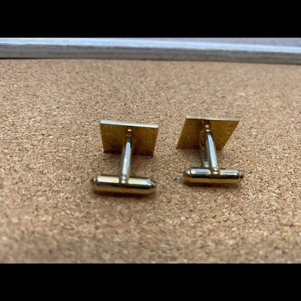 Other Anson Square cuff links etched - image 2