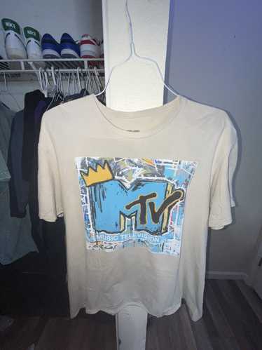 Mtv MTV 90s vintage beige tee - image 1