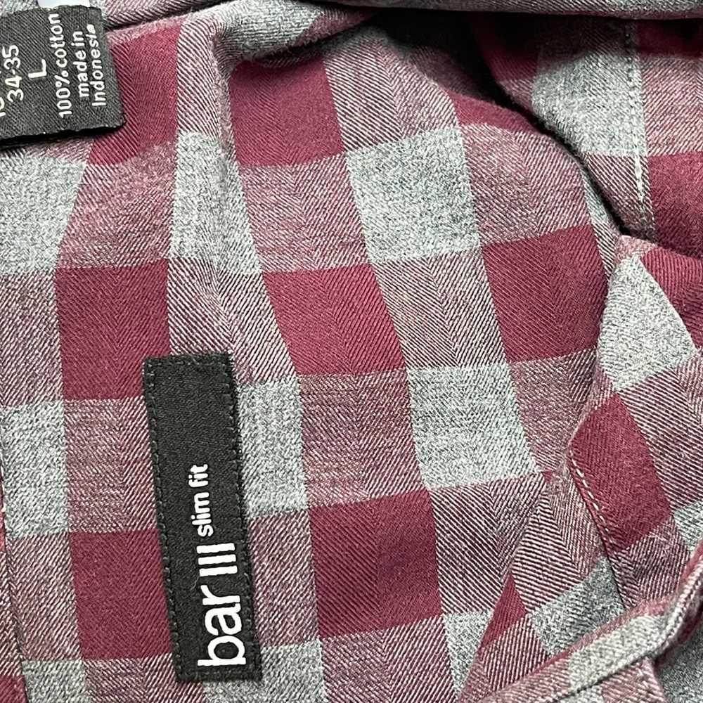 Bar Iii Bar III Slim Fit Men's Plaid Button Down … - image 3