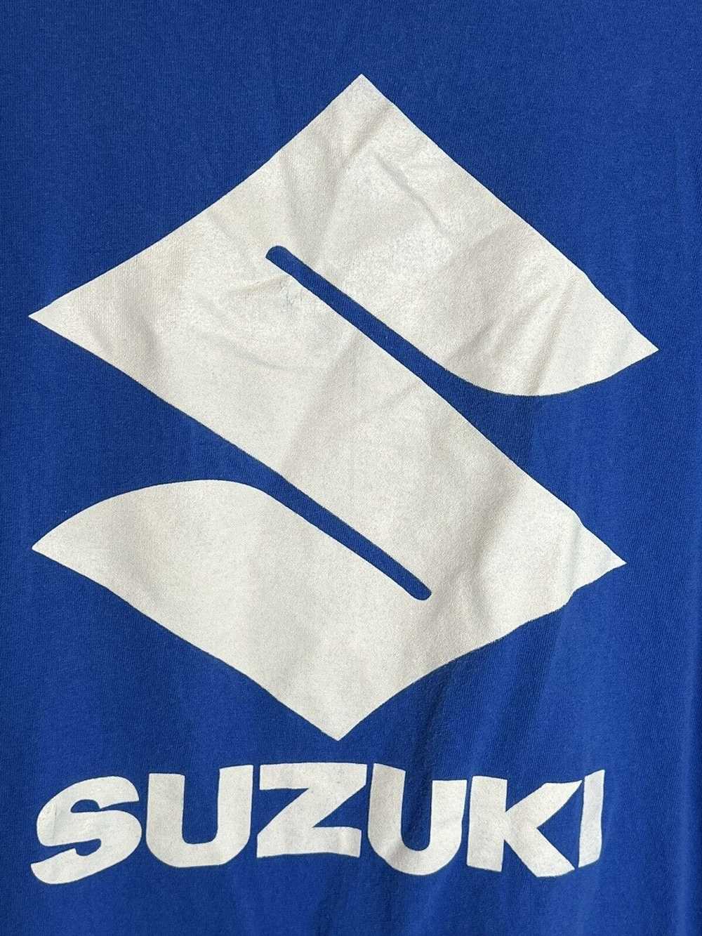 Gildan Suzuki Logo T-Shirt Car Motorcycle Biker R… - image 4