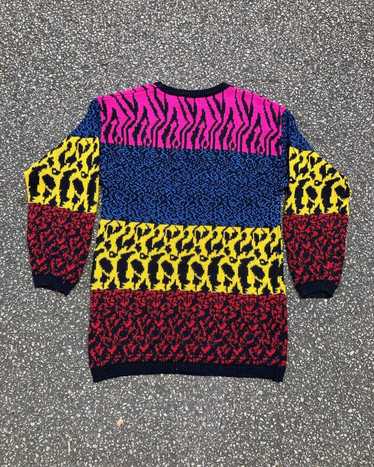 Streetwear × Vintage 1980s knit sweater by spice o