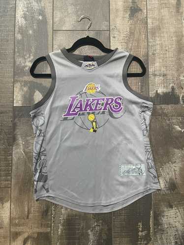 Rare Majestic Los Angeles Lakers Kobe Bryant Black Mamba Jersey Youth SMALL