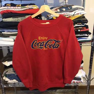 Vintage 80s coca cola sweatshirt - Gem