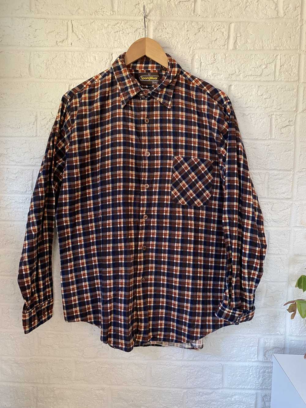 Vintage Vintage 80S Flannel - image 1