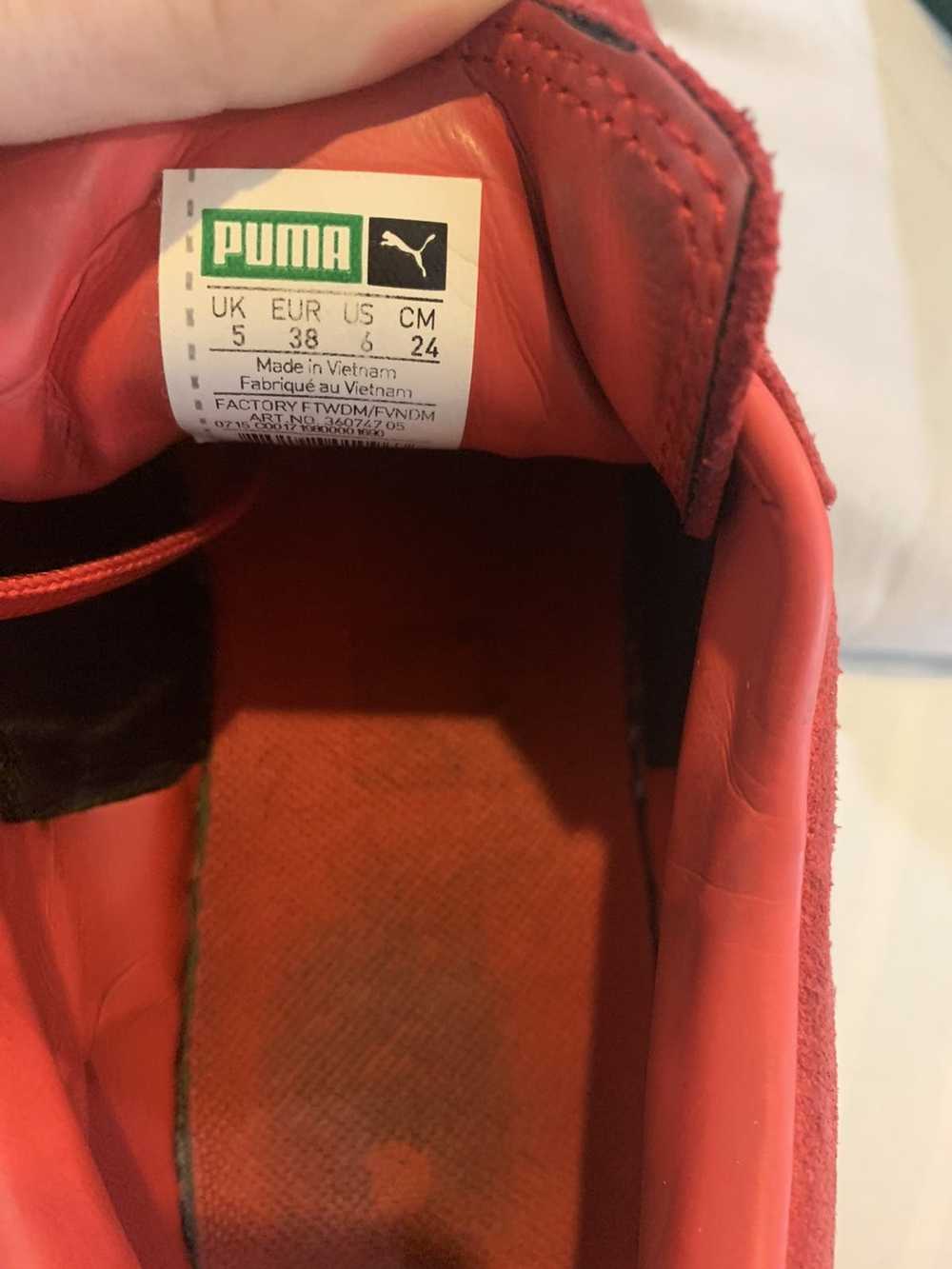 Puma Red suede gum sole Puma sneaker size 6 - image 6