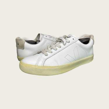 Veja Veja Esplar Leather White Sneakers - image 1