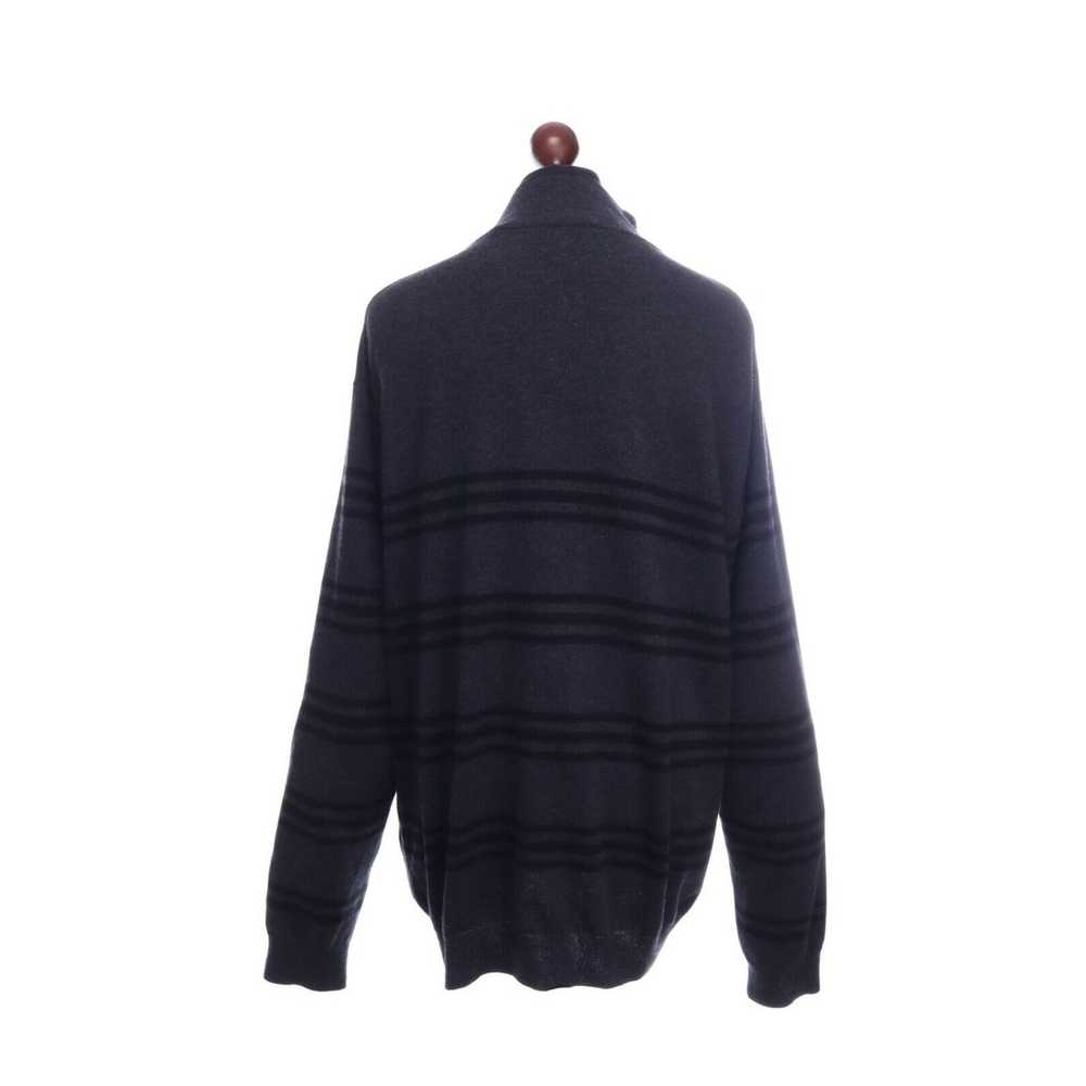 Gant GANT Charcoal Grey Cotton Wool Stripe Sweate… - image 2