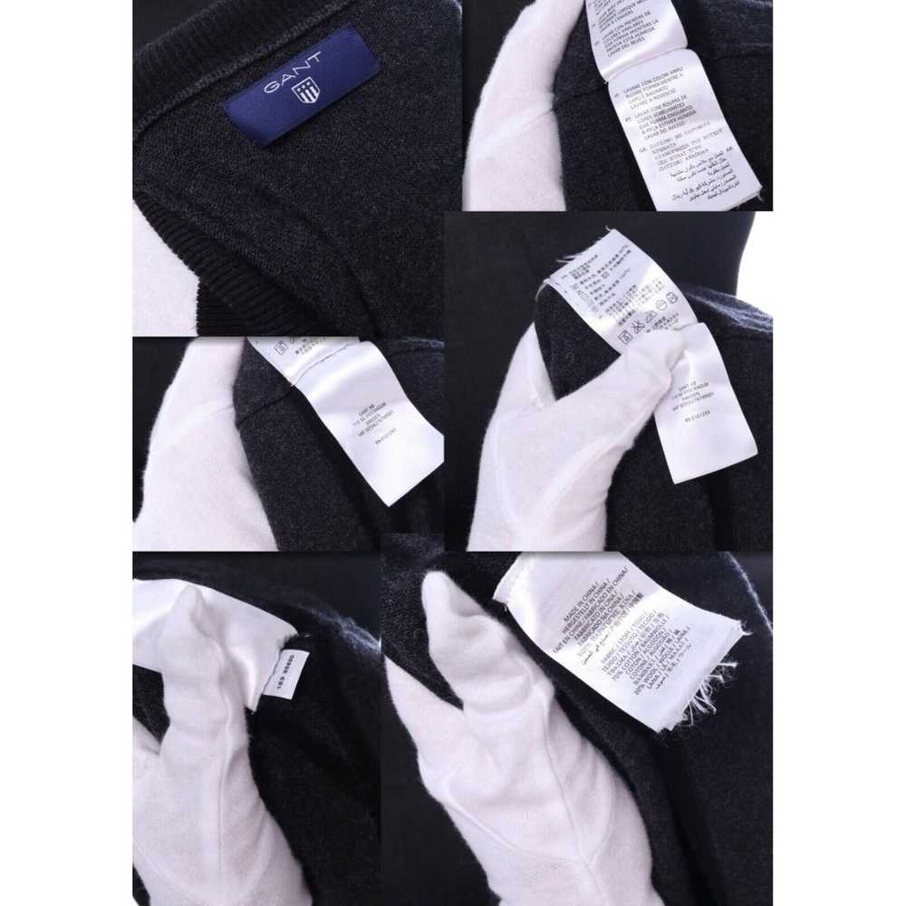 Gant GANT Charcoal Grey Cotton Wool Stripe Sweate… - image 6