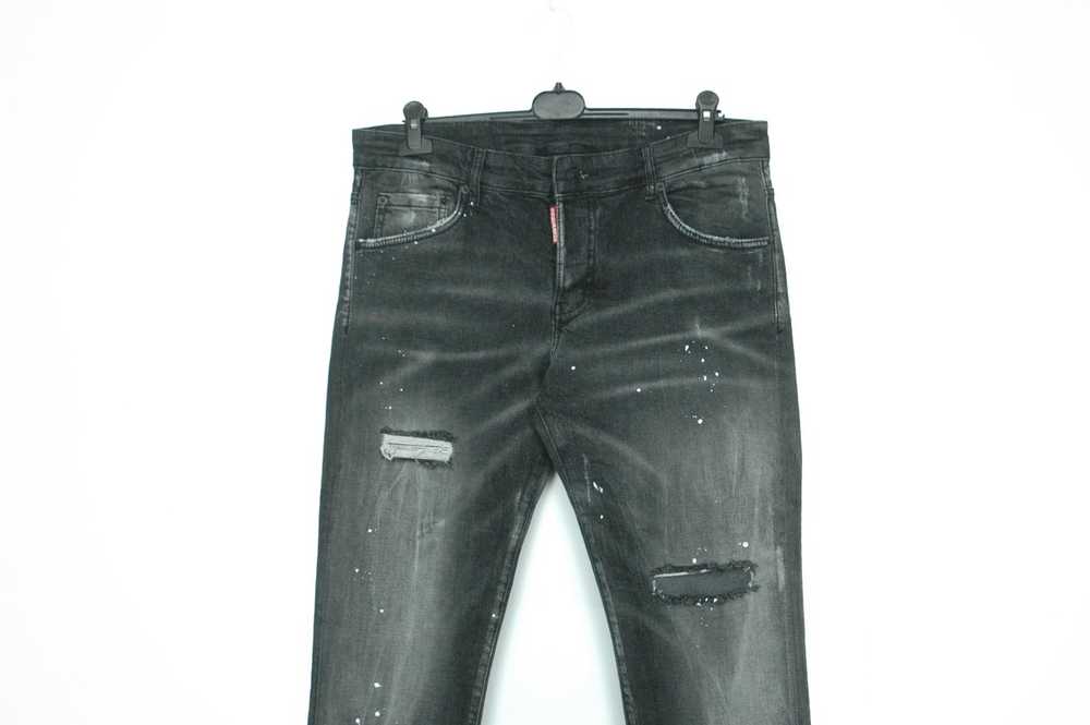 Dsquared2 Dsquared2 Tidy Biker Distressed Jeans Made … - Gem