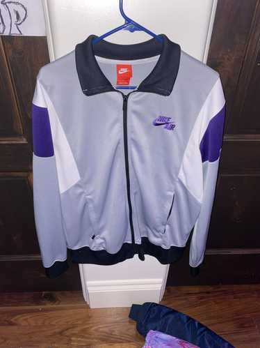 Nike × Vintage Vintage Nike Grey/Purple zip up