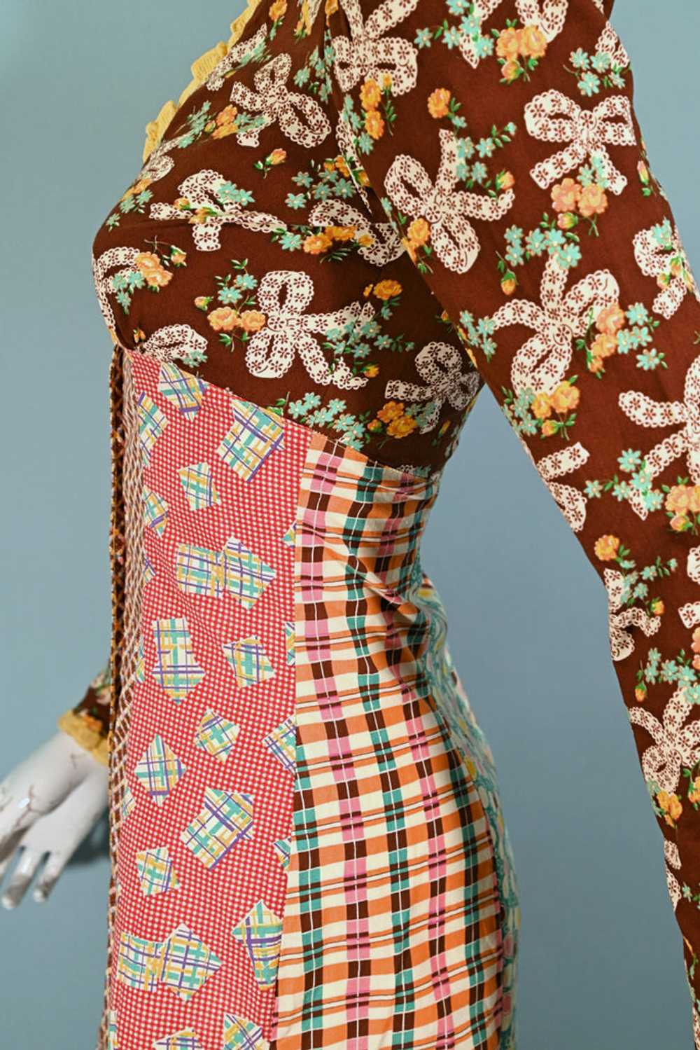 RARE 70s Betsey Johnson Alley Cat Dress, Whimsica… - image 11