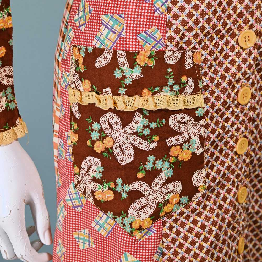 RARE 70s Betsey Johnson Alley Cat Dress, Whimsica… - image 2