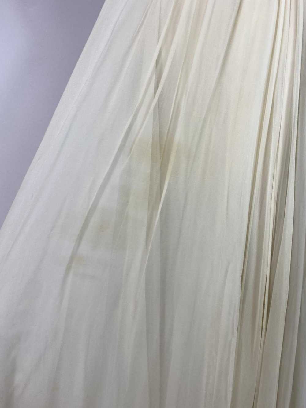 1960s Silk Chiffon Beaded Gown - image 10