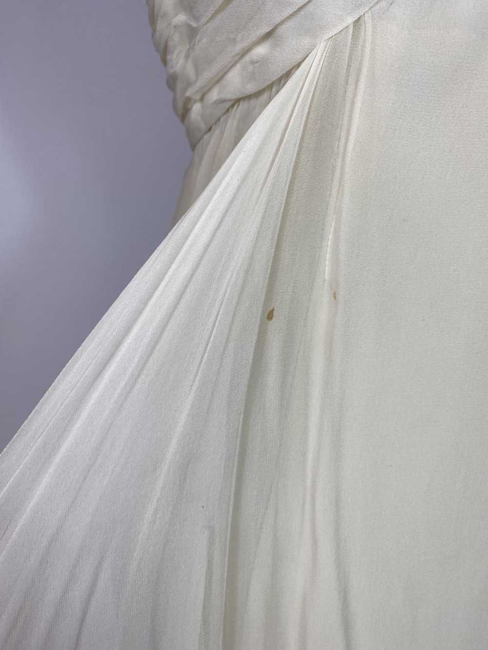 1960s Silk Chiffon Beaded Gown - image 9