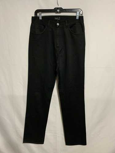 Monterey Faux Leather 5 Pocket Bootcut Pant Black