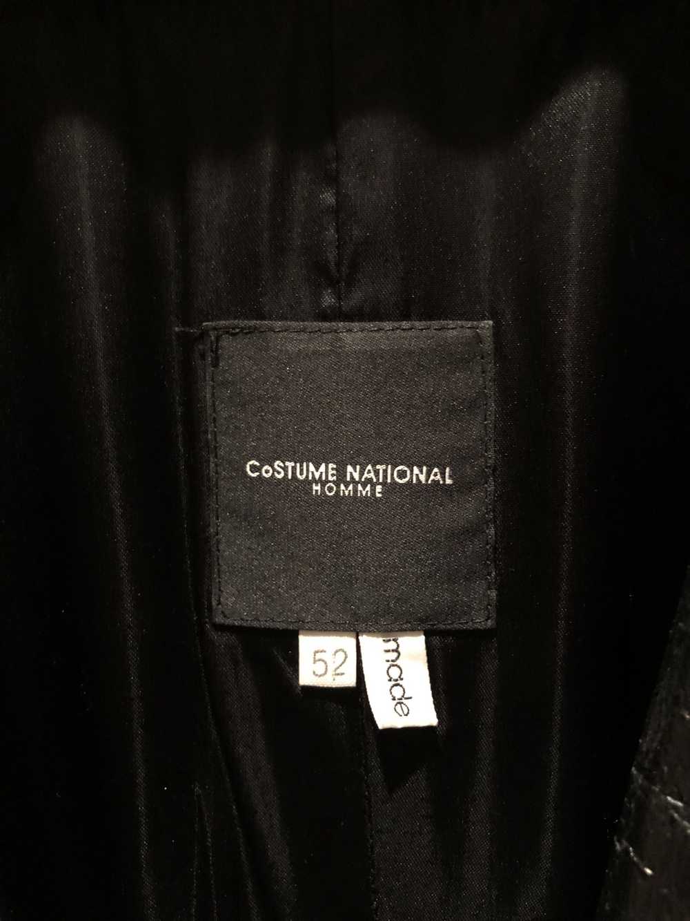 Costume National Black Leather blazer - image 7