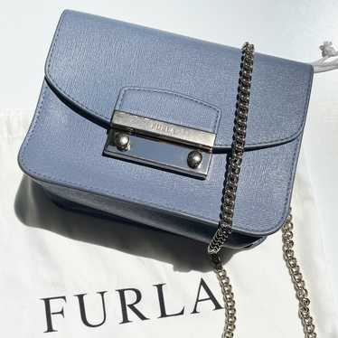Furla Authentic FURLA Julia Mini crossbody bag gr… - image 1
