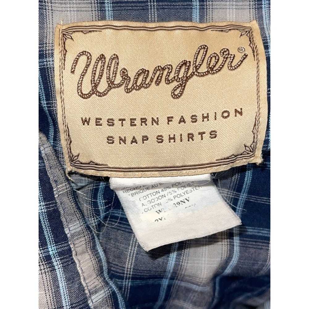 Wrangler Vintage Wrancher Shirt Men XL Pearl Snap - image 11