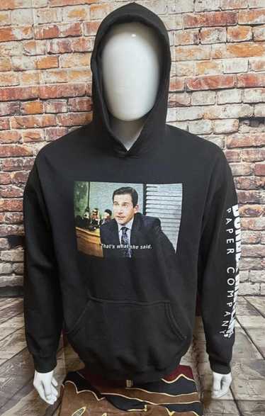 Universal Studios The office mens large hoodie mem