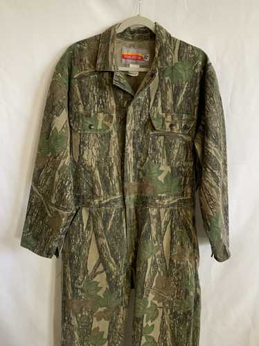 Vintage × Winchester Tree Bark Camo Hunting jumpsu