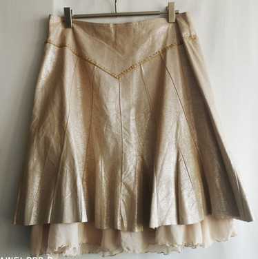 Vintage PASSPORT Geniune very soft Leather Skirt … - image 1