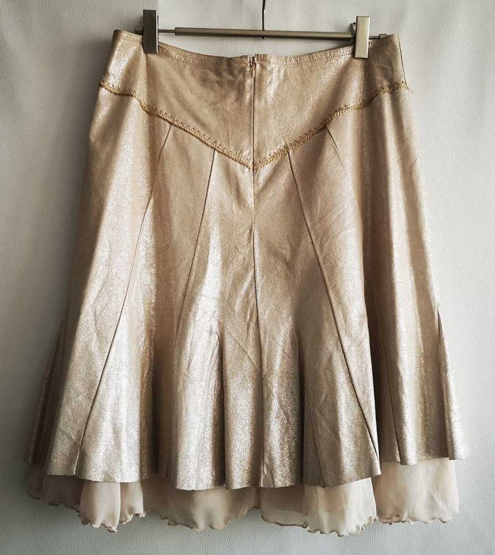 Vintage PASSPORT Geniune very soft Leather Skirt … - image 2