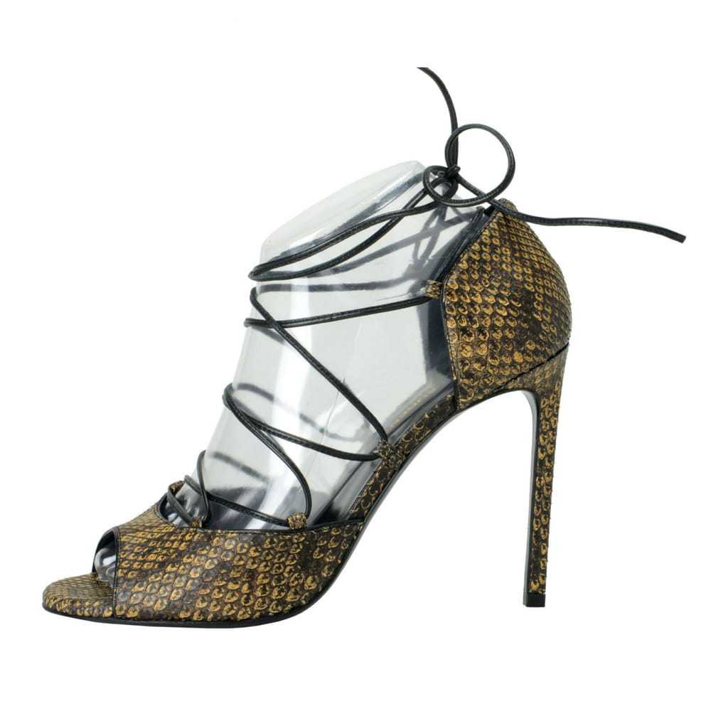 Saint Laurent Python sandals - image 2