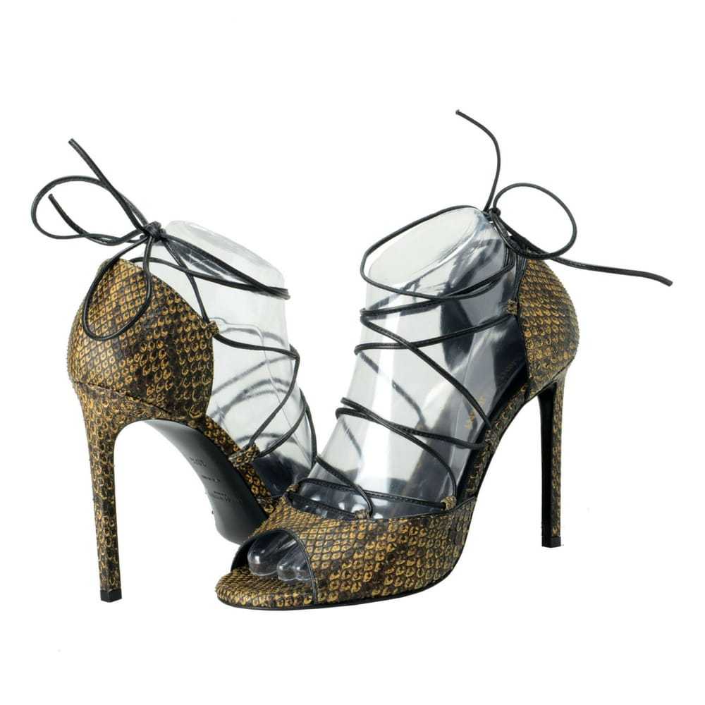 Saint Laurent Python sandals - image 7