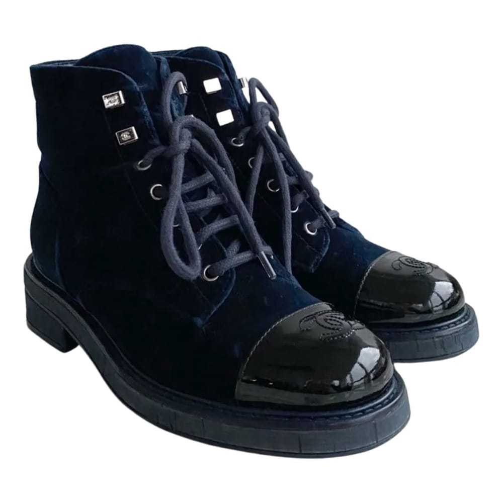 Chanel Velvet ankle boots - image 1