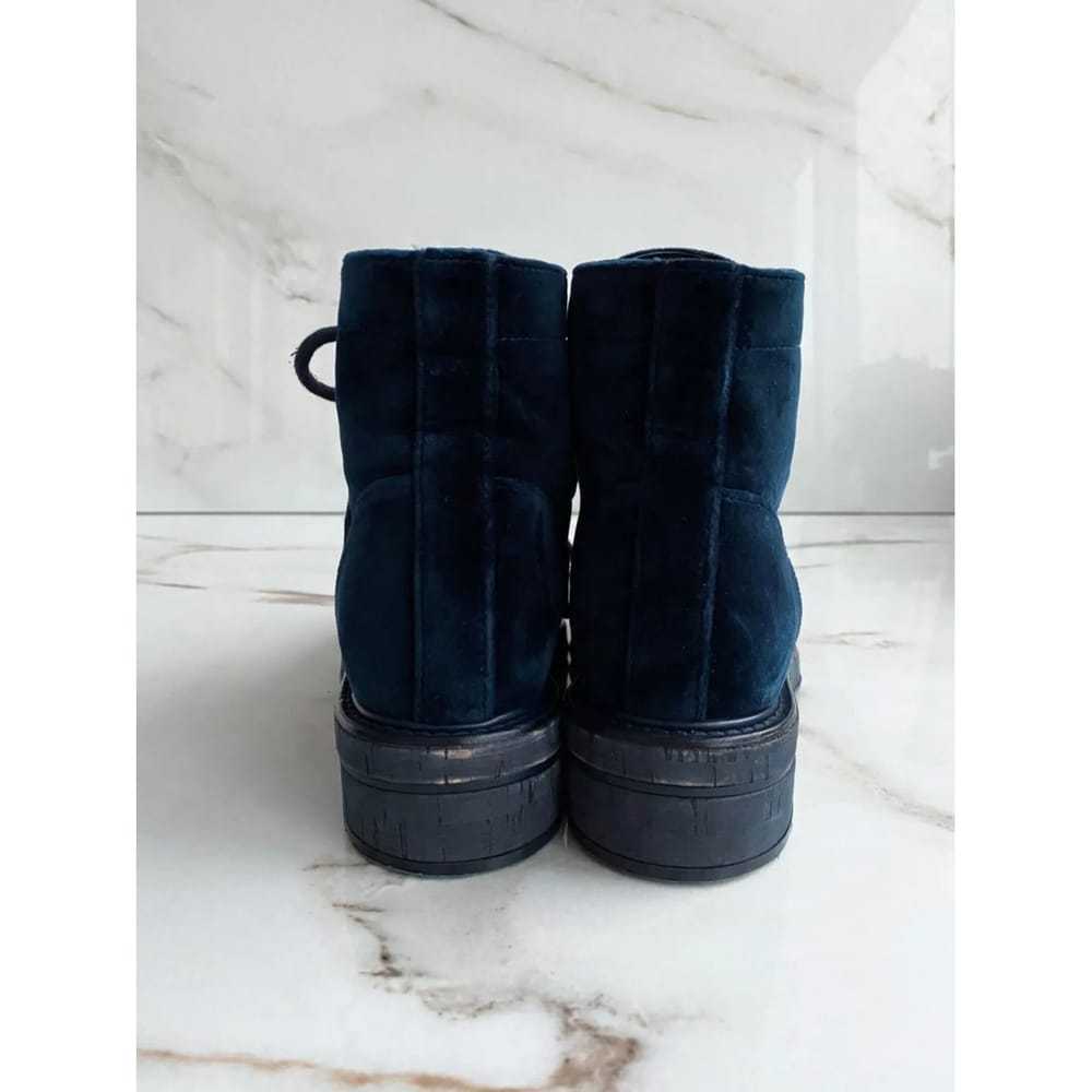 Chanel Velvet ankle boots - image 9